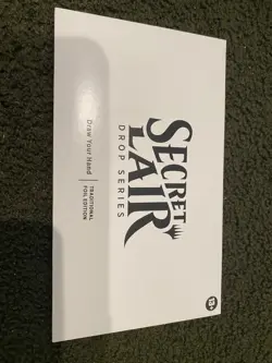 MTG Secret Lair Draw Your Hand Foil Edition Sealed - Image 1