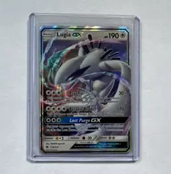 Pokemon Company Lugia GX 159/214 SM Lost Thunder Full Art Holo UR 190 HP EN - Image 1