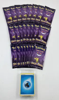 Pokemon Halloween Trick Trade BOOster Lot of 24 Packs 2022 & Energy Pack Sealed - Image 1