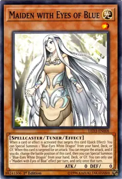 Maiden with Eyes of Blue - LED3-EN008 - Common - 1st Edition - Lightly Played - Image 1