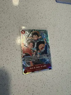 One Piece CCG Ace & Sabo & Luffy OP13-007 SR Alt Art - Image 1