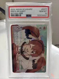 Weiss Schwarz Eris’s Request RRR MTI/S83-E077R Mushoku Tensei Graded 10 PSA - Image 1