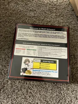Brand New Weiss Schwarz Attack On Titan: Final Season TCG Booster Box 8885009406884 - Image 2