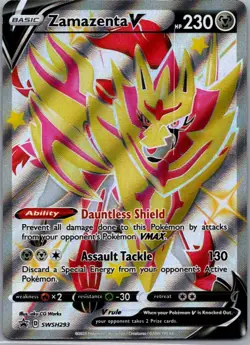 Zamazenta V (Shiny) - Promo SWSH: Sword & Shield Promo Cards SWSH293 NM - Image 1