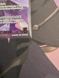 Hololive Official Card Game EN Curious Universe - La+ Darknesss hBP04-005 SEC - Image 4