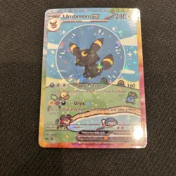 Pokemon Bubble Baby Umbreon Special Doujin Art Starry Holo Card - Image 1