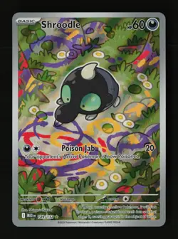 Shroodle 149/132 Illustration Rare Mega Evolution Pokemon Cards - Image 1