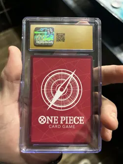 CGC Pristine 10 Monkey D. Luffy ST13-003 Gold Text Leader One Piece Card JP - Image 4