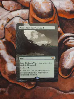 Magic the Gathering Oran-Rief, the Vastwood Hand Painted Unique Custom MTG Alter - Image 1