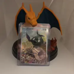 Pokemon TCG Trubbish Holo Card White Flare Illustration Rare 140/086 - Image 1