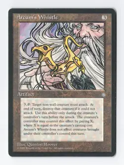Arcum's Whistle Uncommon Ice Age Vintage Magic the Gathering MTG Card LP/NM - Image 1