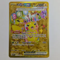 Pikachu EX 247/191 Sv08: Surging Sparks Holo Gold Hyper Rare Card Very Clean ! - Image 1