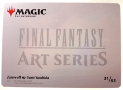 MTG - Farewell - Art Series Gold Stamped (31/53) - Final Fantasy MTG - Art Card - Image 2