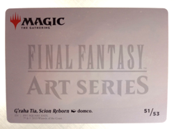 G'raha Tia, Scion Reborn (51/53)- Gold Stamped Art Series NM (Art Card) [MTG] - Image 2
