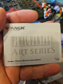 MTG - FINAL FANTASY - Yiazmat, Ultimate Mark Art Card (Gold-Stamped Signature) - Image 2