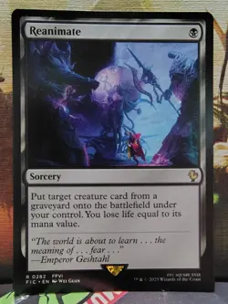 Reanimate - Regular - LP - MTG Commander: Final Fantasy - Image 1