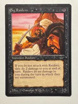 Erg Raiders MTG Arabian Nights 1993 Magic NM - Image 1