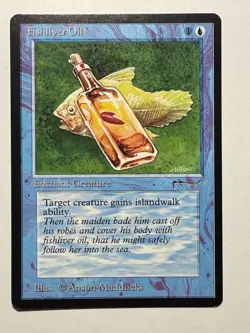 Fishliver Oil MTG Arabian Nights 1993 Magic NM - Image 1
