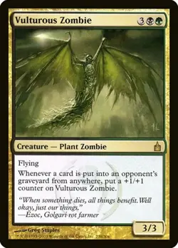 2x Vulturous Zombie Ravnica: City of Guilds LP MTG - Image 1