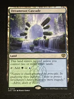 MTG Secrets of Strixhaven Dreamroot Cascade 0254 NM Rare - Image 1