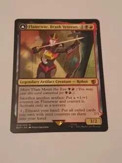 MTG Transformers - Flamewar, Brash Veteran - Mythic - Image 1