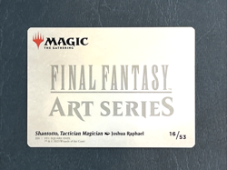 MTG FINAL FANTASY ART GOLD STAMP SIGNATURE 16/53 SHANTOTTO, TACTICIAN MAGICIAN - Image 2