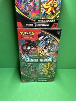 Pokemon TCG Chaos Rising Factory Sealed Booster Bundle Box 6 Packs Per Box - Image 2