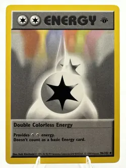 Pokemon Double Colorless Energy 1st Edition Base Set (096/102) WOTC 1999 - Image 1