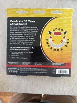 Pokemon Day 2026 Collection 30th Anniversary Special Pikachu Promo SEALED - Image 2