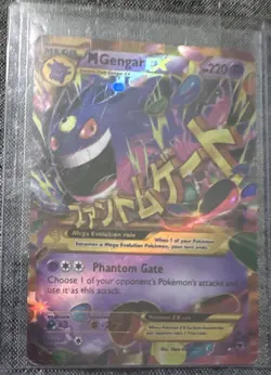 Pokemon TCG M Gengar EX MEGA 220 HP Holo Secret Rare 121/119 Phantom Forces - Image 1