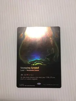 MTG, Edge of Eternities, Stomping Ground (Borderless) foil, No.283, R Land - Image 1