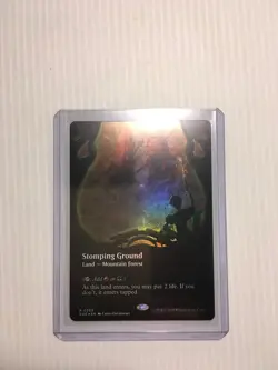 MTG, Edge of Eternities, Stomping Ground (Borderless) foil, No.283, R Land - Image 3