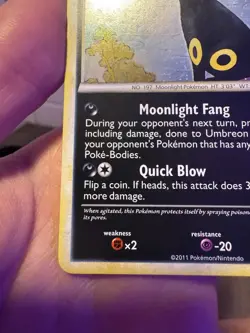 Pokemon Umbreon 22/95 Call of Legends Holo Rare NM/LP - Image 4