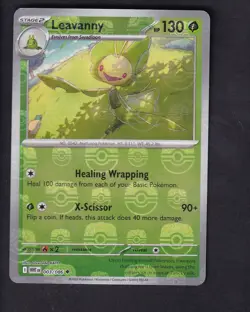Leavanny 003/086 Uncommon White Flare Pokemon Reverse Holo Masterball Near Mint - Image 1