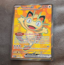 Pokemon Meowth ex 107/088 Perfect Order Full Art Holo (EN) 2026 - Image 1