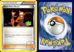 Team Flare Grunt 129/146 UC XY Pokemon NM/M - Image 2
