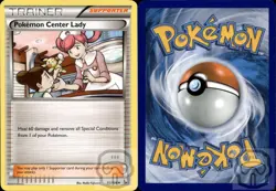 Pokemon Center Lady 93/106 UC Flashfire Pokemon NM/M - Image 2