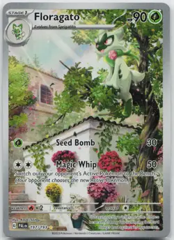 Floragato Illustration Rare SV02: Paldea Evolved 197/193 Pokemon TCG - Image 1