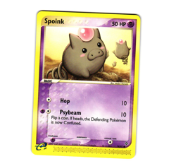 Pokemon Spoink 74/97 Dragon Common NM - Image 1