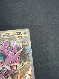 Pokemon Team Rocket's Nidoking ex 233/182 Special Illustration Rare – NM - Image 3