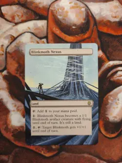 Magic the Gathering Blinkmoth Nexus #2 Hand Painted Unique Custom MTG Alter - Image 1