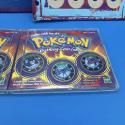 Lot of Vintage Pokemon Battling Coin Game 9 Coins+3 Coin Holder Hasbro 1999 DESC - Image 3