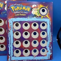 Lot of Vintage Pokemon Battling Coin Game 9 Coins+3 Coin Holder Hasbro 1999 DESC - Image 4