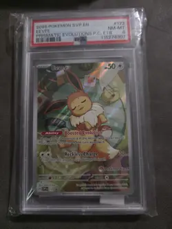 Pokemon Center Stamp PC ETB Promo Prismatic Evolutions Eevee #173 - Image 1