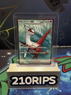 Pokemon TCG: Surging Sparks Latias EX Full Art Ultra Rare 220/191 Holo NM - Image 1