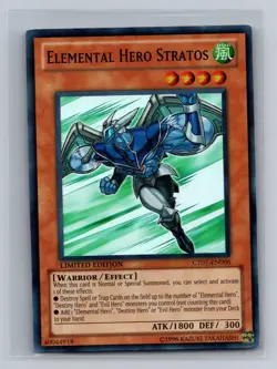 Yu-Gi-Oh! Elemental HERO Stratos CT07-EN006 Limited Edition NM - Image 1