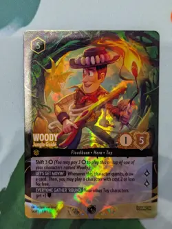 Woody Jungle Guide Foil Enchanted Promo - Set Champs - Disney Lorcana - Image 1