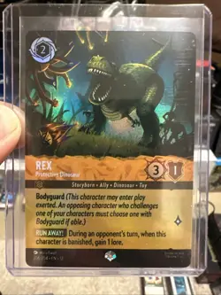 Disney Lorcana Rex Protective Dinosaur Epic Wilds Unknown - Image 1