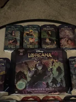 Disney Lorcana TCG Ursula Sea Skies Inklands Island Jafar Floodborn Starter Deck - Image 2