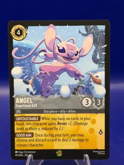 Disney Lorcana Angel Experiment 624 191/204 Legendary Winterspell - Image 1